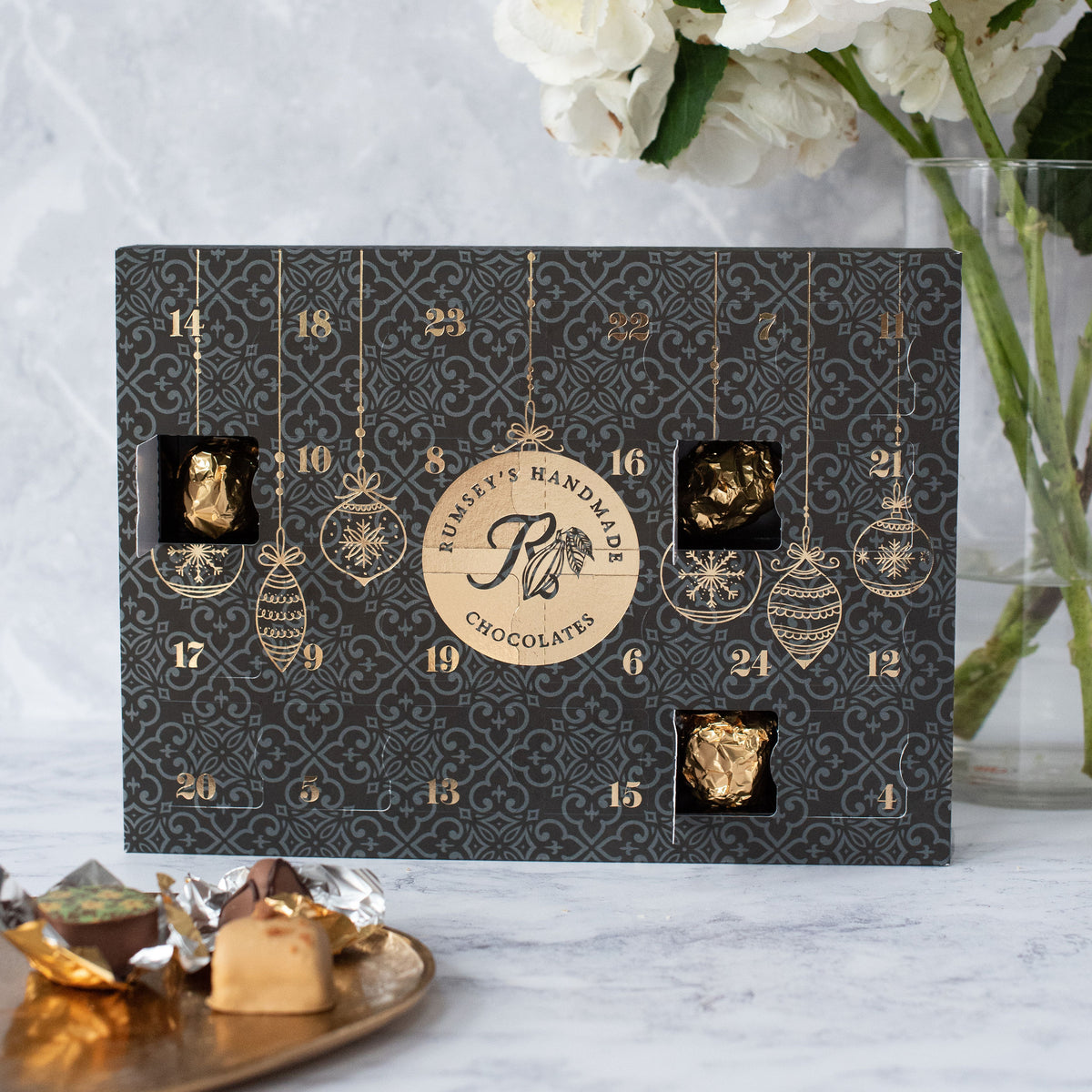 Luxury Chocolate Advent Calendar Rumsey's Handmade Chocolates
